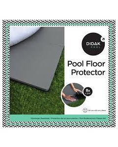 DIDAK TAPIS PISCINES 50 X 50CM 1CM GRIS