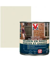 V33 PEINTURE BOIS PORTES ET CHASSIS 0.5l SATIN MOONLIGHT