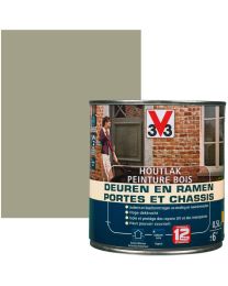 V33 PEINTURE BOIS PORTES ET CHASSIS 0.5l SATIN SAVANNA DRY