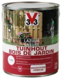 V33 HOUTBEITS / LAZUUR TUINHOUT 2,5L MAT LICHTBRUIN