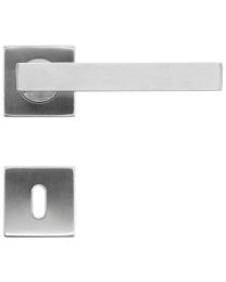 DEURKRUK KUBIC SHAPE 19MM INOX PLUS R+E - set