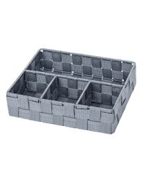 WENKO ORGANISATEUR DE SALLE DE BAIN ADRIA PETIT GRIS