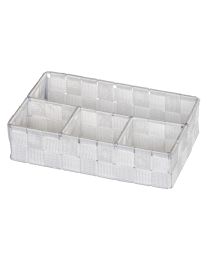 WENKO ORGANISATEUR DE SALLE DE BAIN ADRIA PETIT BLANC