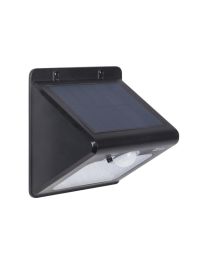 PEREL LAMPE SOLAIRE MURALE AVEC CAPTEUR PIR - ETANCHE