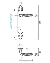 BEQUILLE OLINA FONT LOSANGE R+E