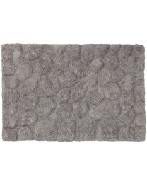 SEALSKIN PEBBLES BADMAT 60X90 CM KATOEN GRIJS