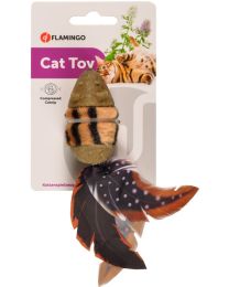 FLAMINGO JUNGLE HERBE A CHAT COMPRESSEE SOURIS