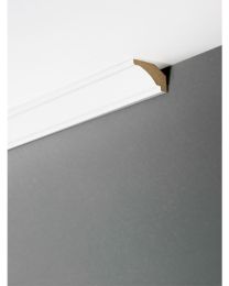 MAESTRO MOULURE DE PLAFOND 22X35X2700 GLOSS WHITE 2PCS