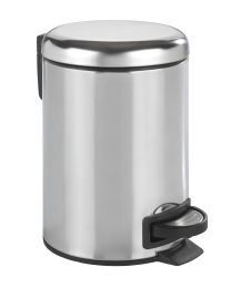 WENKO LEMAN POUBELLE ACIER INOX GLANZEND 3L