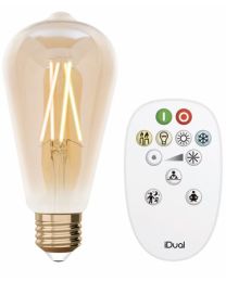 IDUAL WHITES LED FILAMENT ST64 806LM