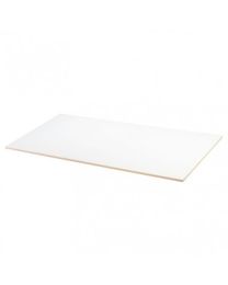 MDF PLAAT 12MM - 122X61CM WITTE LAKDRAAGFOLIE