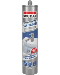 SOUDAL SANITAIRE PREMIUM SILICONE TRANSPARENT 290ML