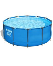 BESTWAY PISCINE STEEL PRO MAX RONDE 3.66MX1.22M