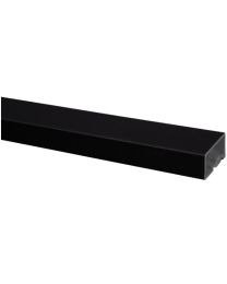 CANDO RAMPE D'ESCALIER NOIR MAT 390CM 50X25MM