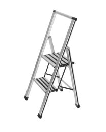 WENKO ALU-DESIGN TRAPLADDER 2 STEPS