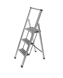 WENKO ALU-DESIGN TRAPLADDER 3 STEPS