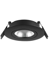 INTEGRAL SPOT ENCASTRABLE ULTRA SLIM TILT NOIR 65MM DIMMABLE