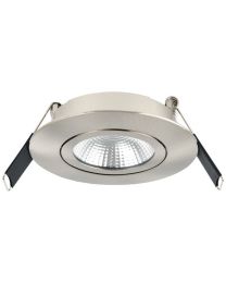 INTEGRAL SPOT ENCASTRABLE ULTRA SLIM TILT NICKEL 65MM DIMMABLE