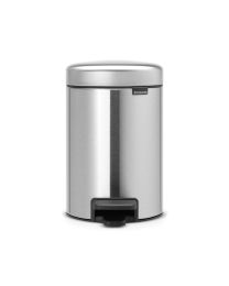 BRABANTIA NEWICON POUBELLE A PEDALE 3L MATT STEEL