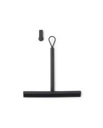 BRABANTIA RENEW RACLETTE DE DOUCHE AVEC CROCHET DE PORTE DARK GREY