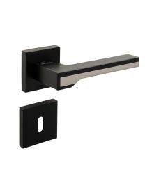 ORO&ORO POIGNEE VIGORE MAT NOIRE/MAT NICKEL ROSACE