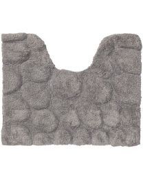 SEALSKIN PEBBLES TAPIS DE CONTOUR WC 50X60 CM COTON GRIS