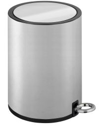 WENKO MONZA POUBELLE ACIER INOX EASY CLOSE 3L MAT