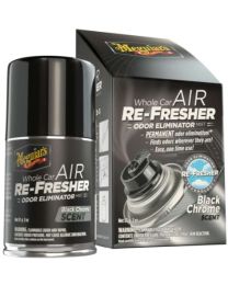 MEGUIARS AIR REFRESHER : ODOR ELIMINATOR BLACK CHROME