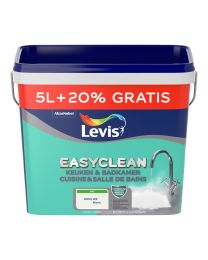 LEVIS EASYCLEAN VERF KEUKEN-BADKAMER WIT 5+1L