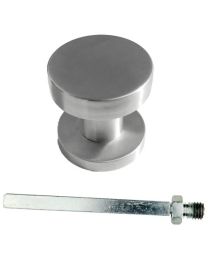 BOUTON PLAT INOX PLUS