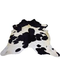 CUIR DE VACHE NOIR-BLANC 3-4M²