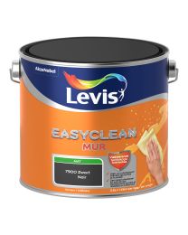 LEVIS EASYCLEAN PEINTURE MURALE MAT NOIR 2.5L