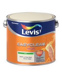 LEVIS EASYCLEAN PEINTURE MURALE MAT JAUNE LEGER 2.5L