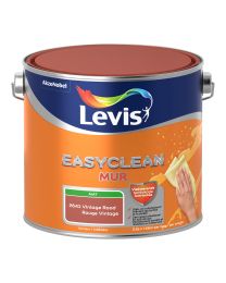 LEVIS EASYCLEAN PEINTURE MURALE MAT ROUGE VINTAGE 2.5L