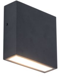 LUTEC GEMINI XF OUTDOOR LED APPLIQE - NOIR MAT