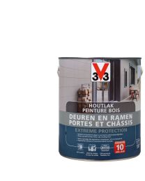 V33 PEINTURE BOIS PORTES ET CHASSIS EXT.PROT. 2.5L SATIN BLANC