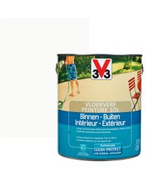 V33 PEINTURE SOL 2.5L BRILLANT SATINE BLANC