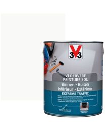 V33 PEINTURE SOL EXTR.TRAFFIC 2.5L BRILLANT SATINE BLANC