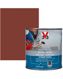 V33 PEINTURE SOL EXTR.TRAFFIC 0.5L BRILLANT SATINE TERRE CUITE