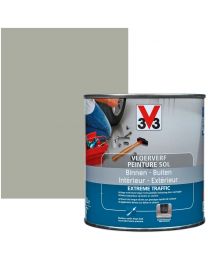 V33 PEINTURE SOL EXTR.TRAFFIC 0.5L BRILLANT SATINE CARBONATE