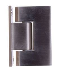 SOLID VETRO - 1 X SCHARNIER INOX LOOK VOOR DOORSLAANDE GLASDEUR