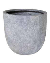 ARIZONA EGG POT WASHED GREY D25H25