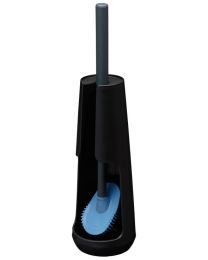 TIGER TESS PORTE-BROSSE WC AUTOPORTANTE AVEC BROSSE FLEXIBLE SWOOP® NOIR / ANTHRACITE