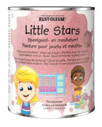 LITTLE STARS PEINTURE POUR MEUBLES ET JOUETS EFFET MÉTALLIQUE JARDINS PARADISIAQUES 0.75L