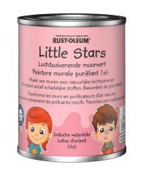 RUST-OLEUM LITTLE STARS LUCHTZUIVERENDE MUURVERF INDISCHE LOTUS. 0.125L