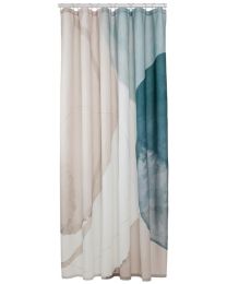 SEALSKIN EARTH DOUCHEGORDIJN 180X200 CM POLYESTER DONKERGROEN / OFF-WHITE