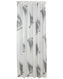 SEALSKIN BIRDS RIDEAU DE DOUCHE 180X200 CM POLYESTER NOIR / BLANC