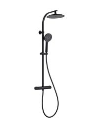 SCHUTTE MADURA FRESH ENSEMBLE DE DOUCHE THERMOSTATIQUE NOIR