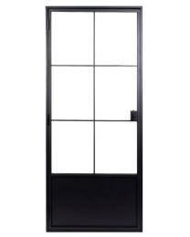 SOLID FERRO CLASSICO STALEN DEUR 6-GLASVERDELING 88X204CM LINKS