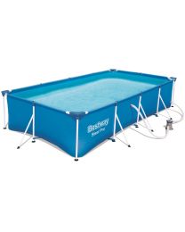 BESTWAY FAM. SPLASH STEEL PRO FRAME PISCINE 4.0MX2.11MX81CM 5700L